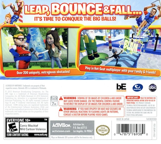 Wipeout 3 — box-2D-back (US)