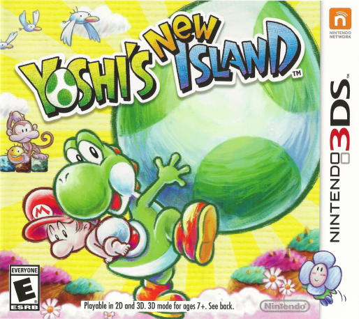 Yoshi's New Island box art