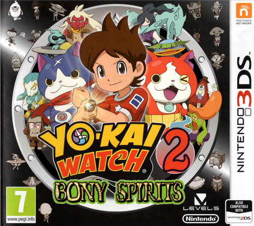 Yo-kai Watch 2 - Bony Spirits — box-2D (EU)