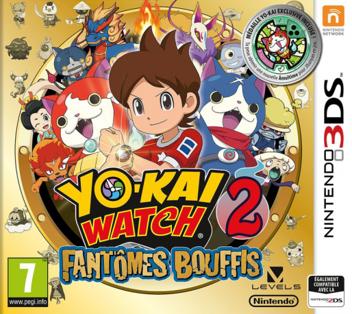 Yo-Kai Watch 2: Fleshy Souls — box-2D (FR)