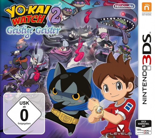 Yo-kai Watch 2: Psychic Specters — box-2D (DE)