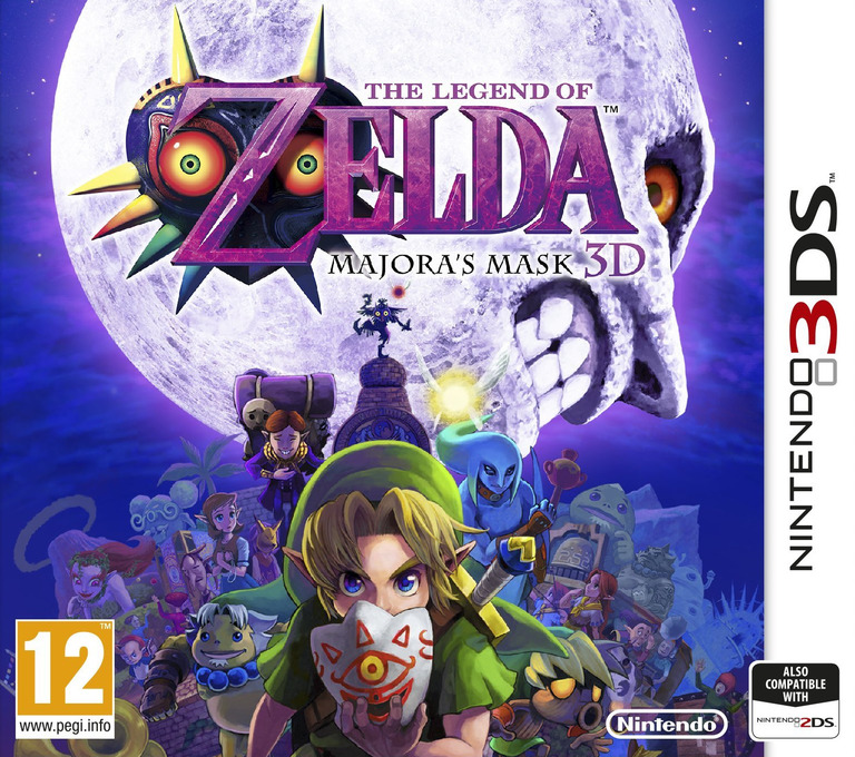 The Legend of Zelda : Majora's Mask 3D — box-2D (EU)
