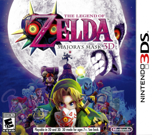 The Legend of Zelda : Majora's Mask 3D box art