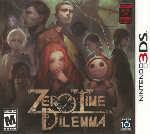 Zero Escape: Zero Time Dilemma box art
