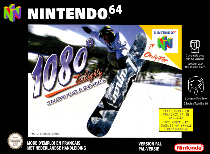1080 - Teneighty Snowboarding — box-2D (FR)