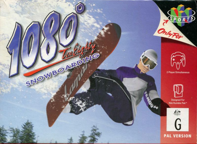 1080 - Teneighty Snowboarding — box-2D (AU)