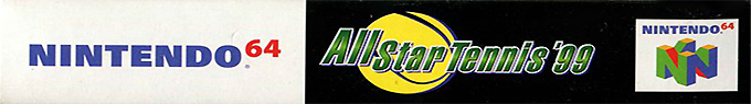 All Star Tennis '99 — box-2D-side (EU)