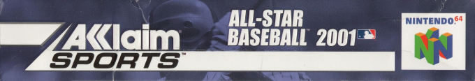 All-star Baseball 2001 — box-2D-side (US)