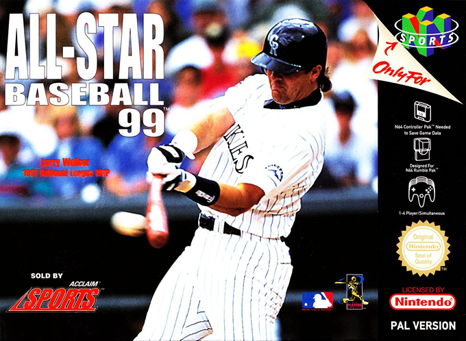 All-star Baseball 99 — box-2D (EU)