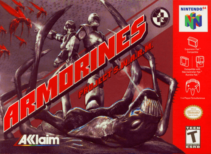 Armorines - Project S.w.a.r.m. box art