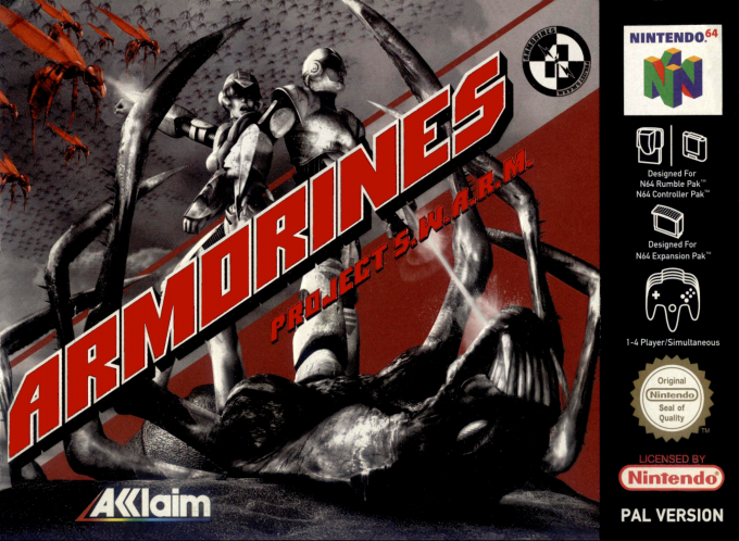 Armorines - Project S.w.a.r.m. — box-2D (DE)
