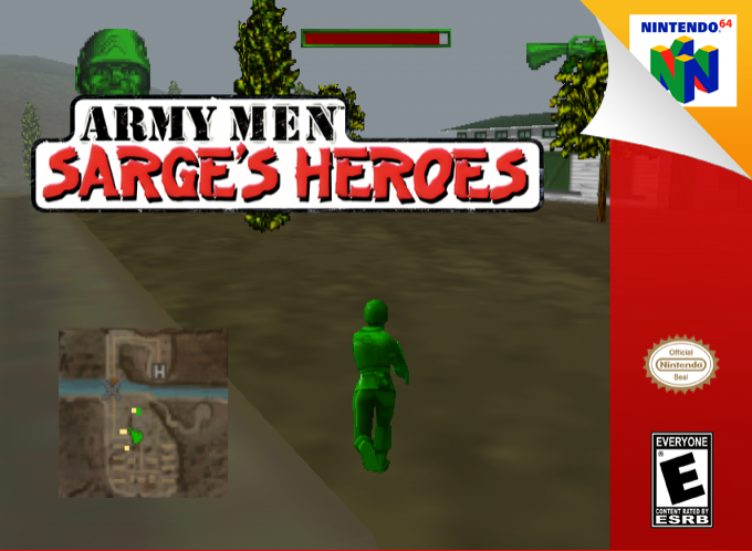 Army Men - Sarge's Heroes — box-2D (SS)