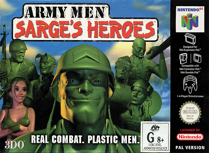 Army Men - Sarge's Heroes — box-2D (AU)