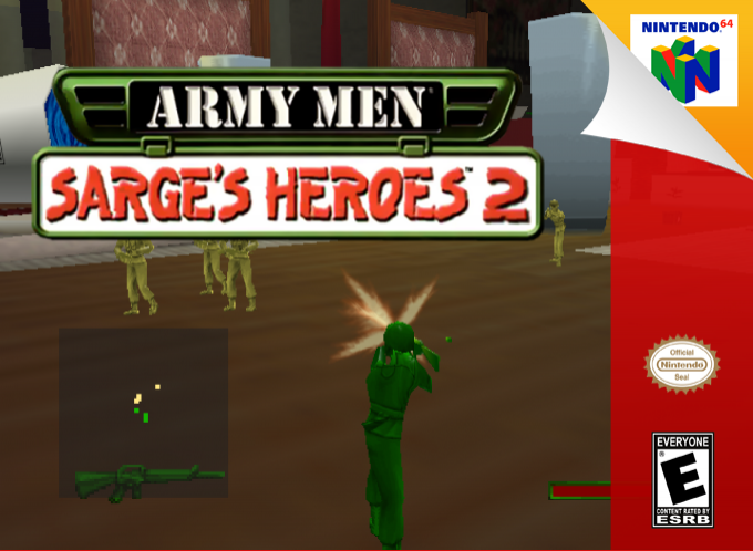 Army Men - Sarge's Heroes 2 — box-2D (SS)