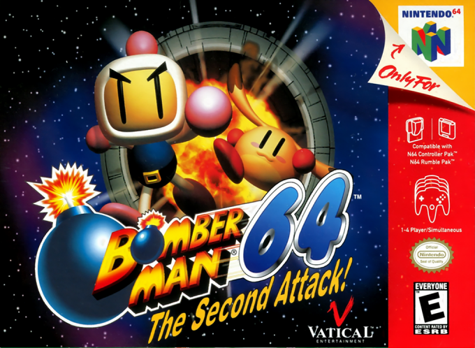 Bomberman 64 - The Second Attack! box art
