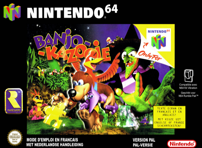 Banjo-kazooie — box-2D (FR)
