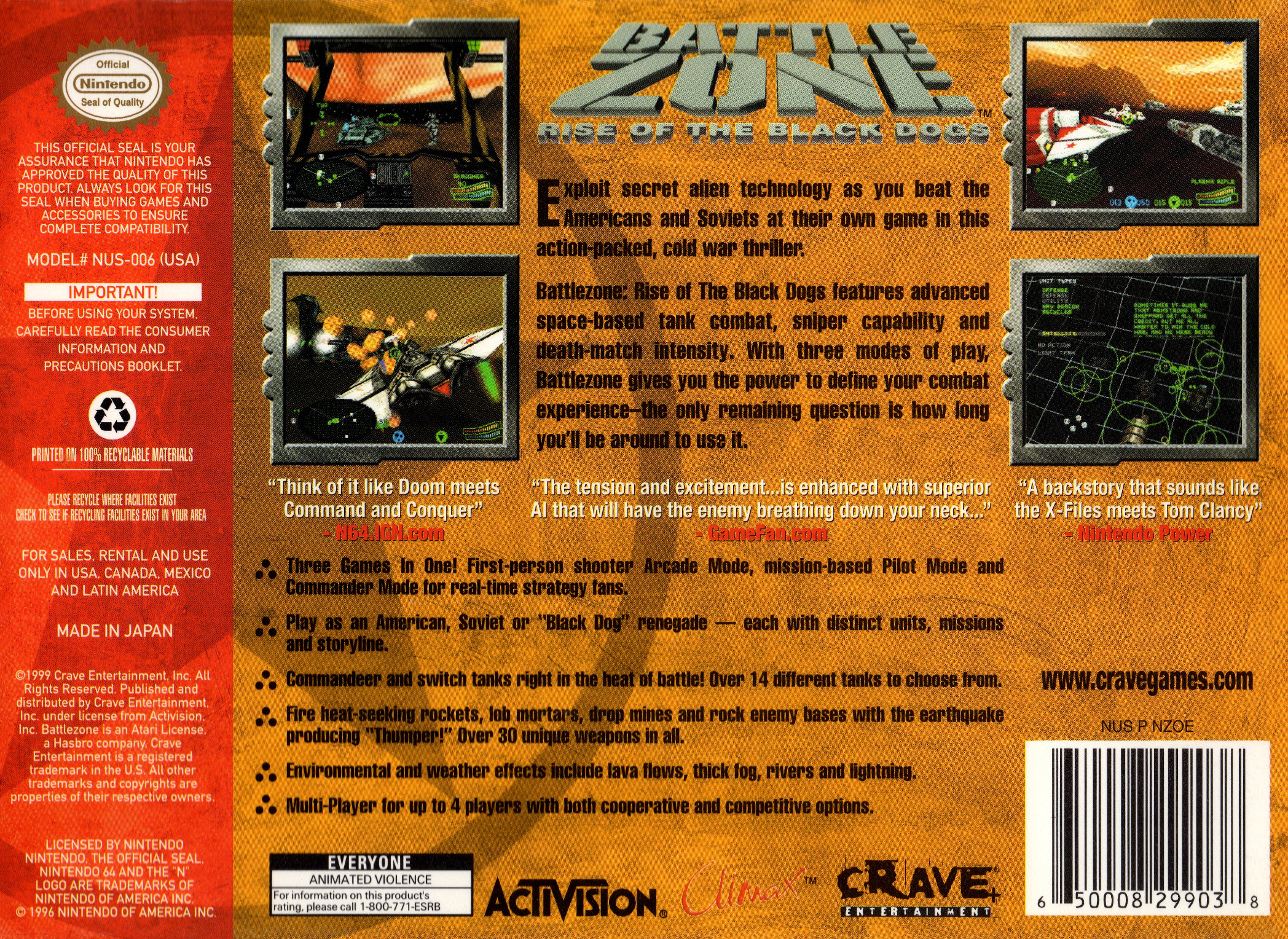Battlezone - Rise Of The Black Dogs — box-2D-back (US)