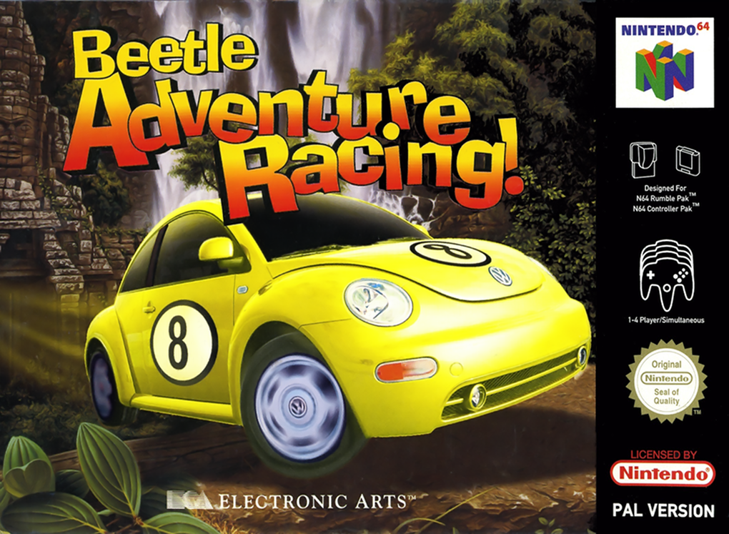 Beetle Adventure Racing! — box-2D (UK)