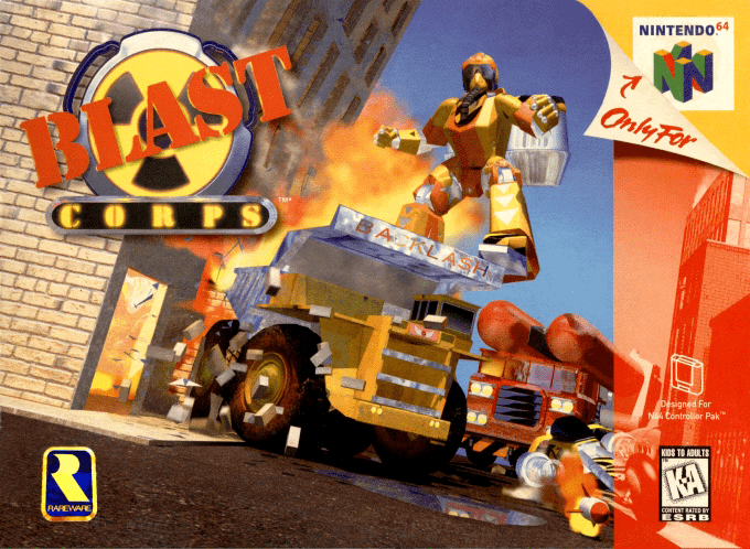 Blast Corps box art