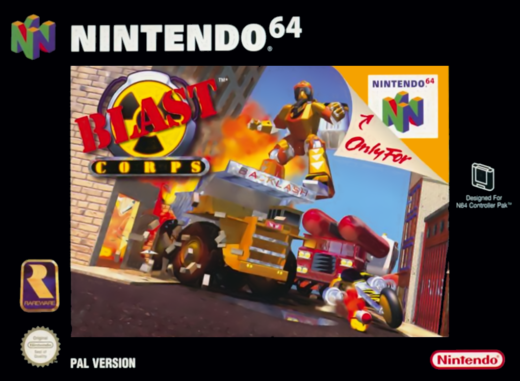 Blast Corps — box-2D (EU)