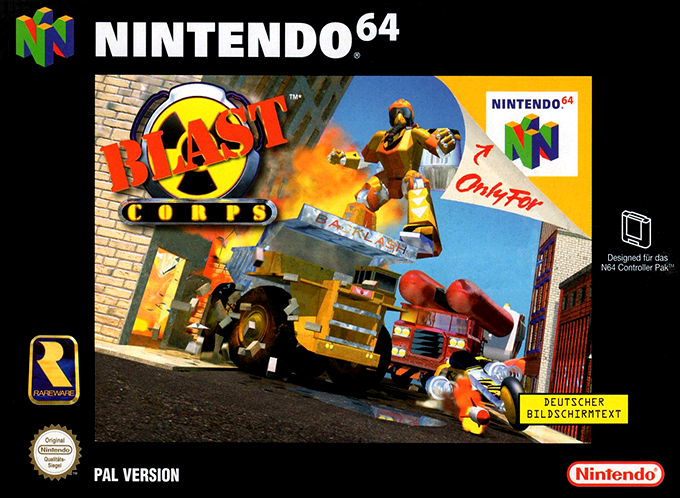 Blast Corps — box-2D (DE)