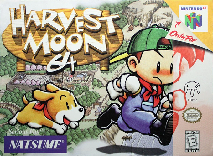 Harvest Moon 64 box art