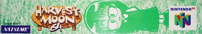 Harvest Moon 64 — box-2D-side (US)