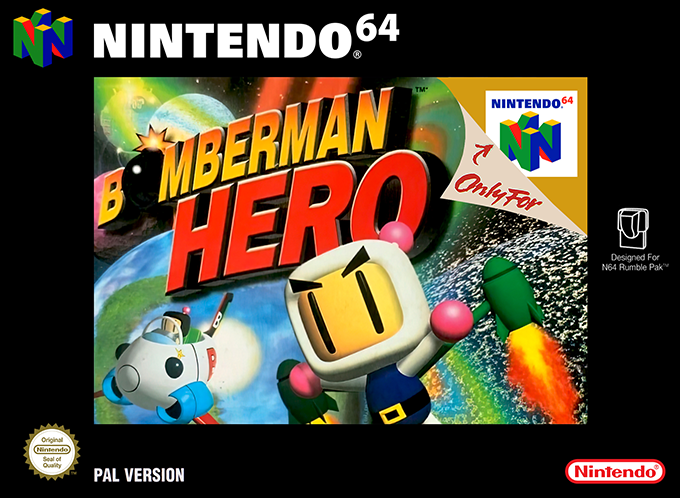 Bomberman Hero — box-2D (EU)