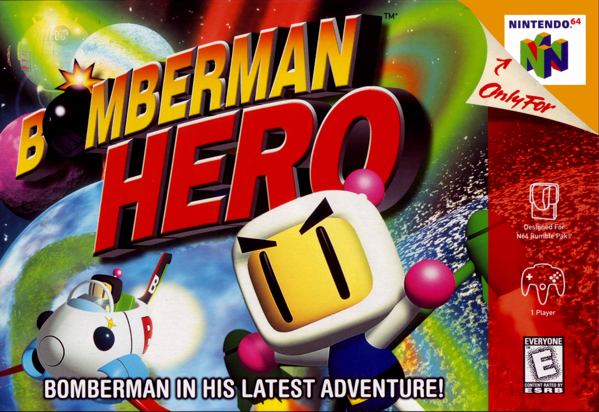Bomberman Hero box art