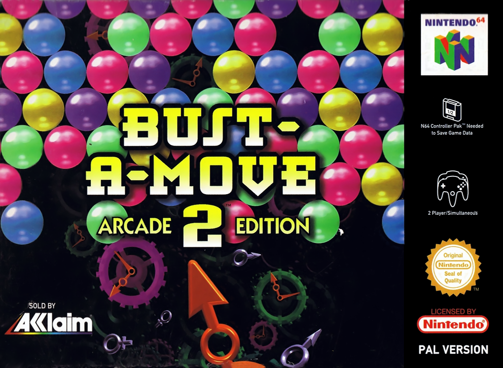 Bust-a-move 2 - Arcade Edition — box-2D (EU)