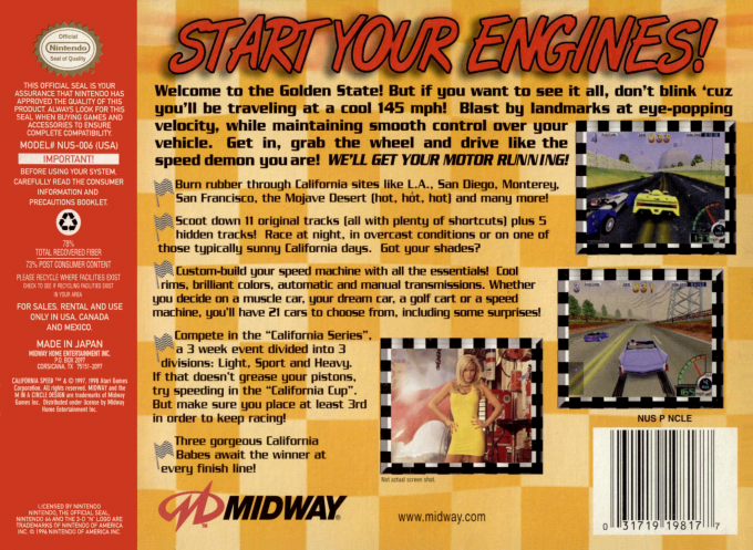 California Speed — box-2D-back (US)