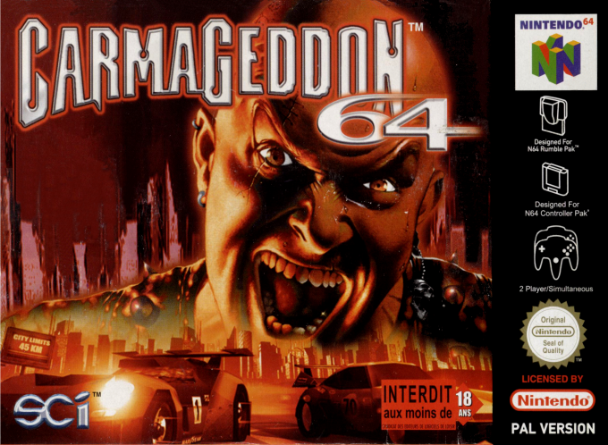 Carmageddon 64 — box-2D (EU)