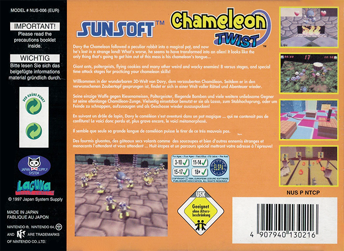 Chameleon Twist — box-2D-back (EU)