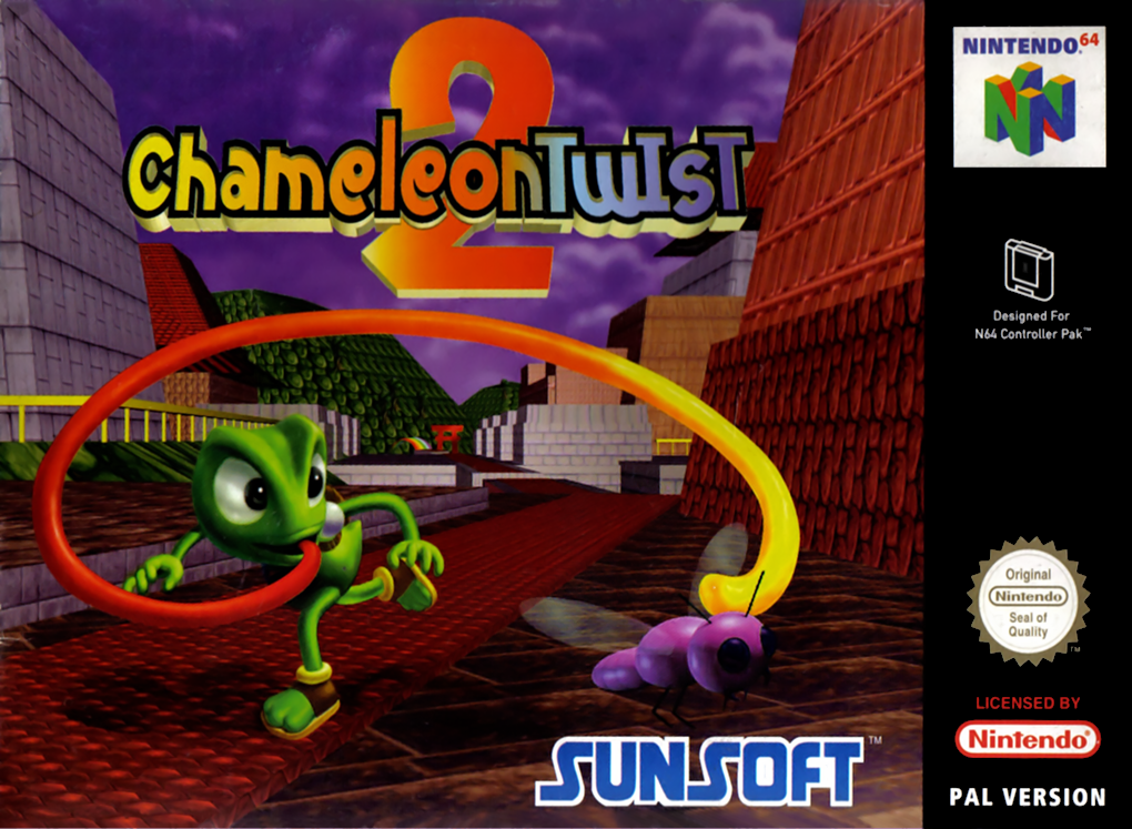 Chameleon Twist 2 — box-2D (EU)