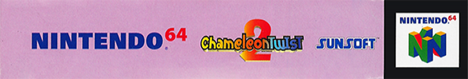 Chameleon Twist 2 — box-2D-side (EU)