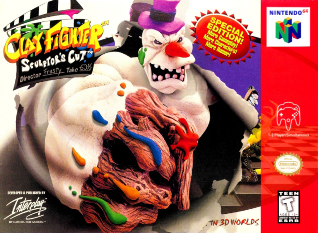 Clay Fighter - Sculptor's Cut box art