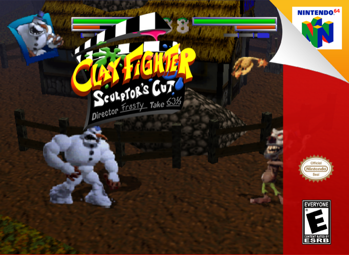 Clay Fighter - Sculptor's Cut — box-2D (SS)