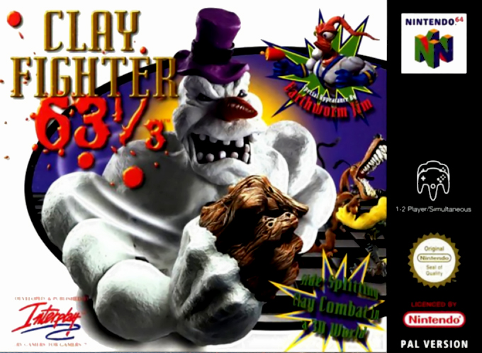 Clay Fighter 63 1/3 — box-2D (EU)