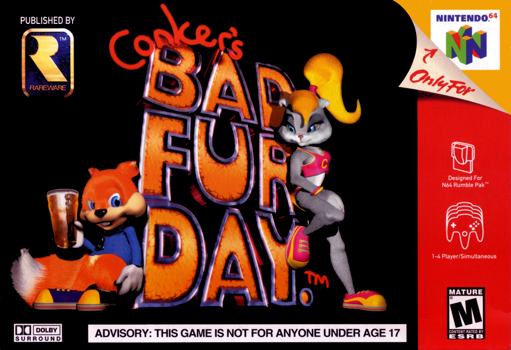 Conker's Bad Fur Day box art