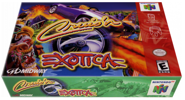 Cruis'n Exotica — box-3D (US)