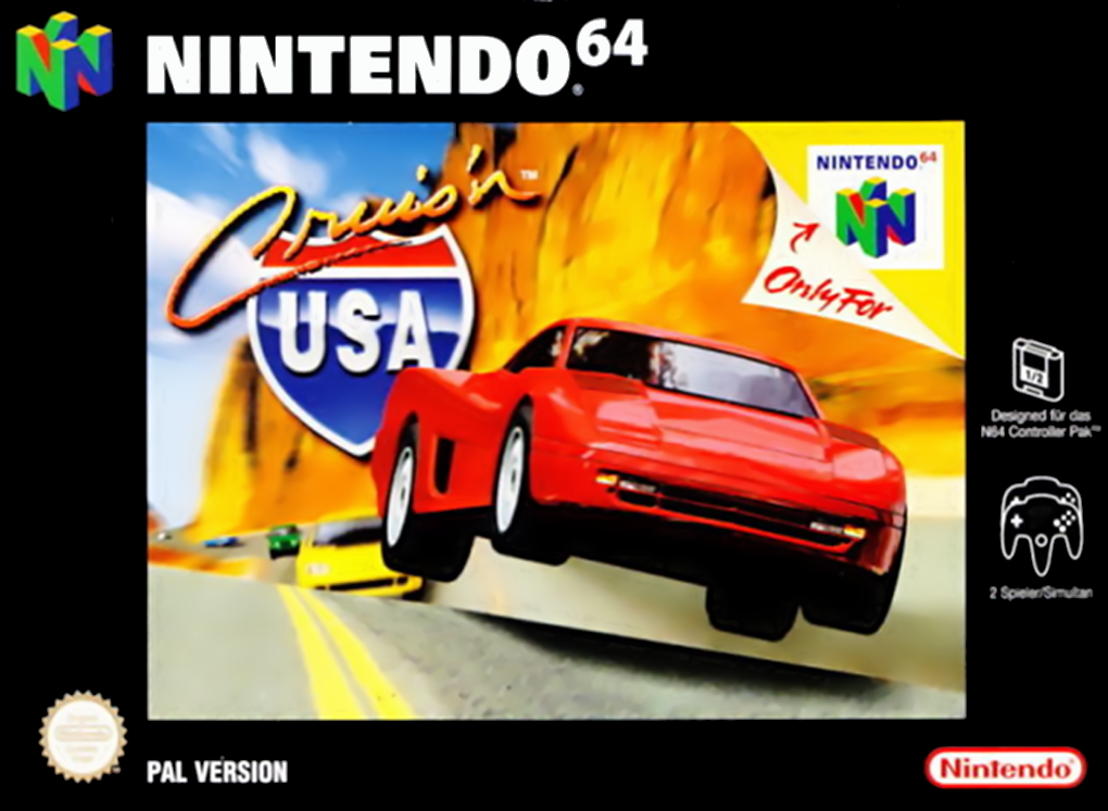 Cruis'n Usa — box-2D (EU)