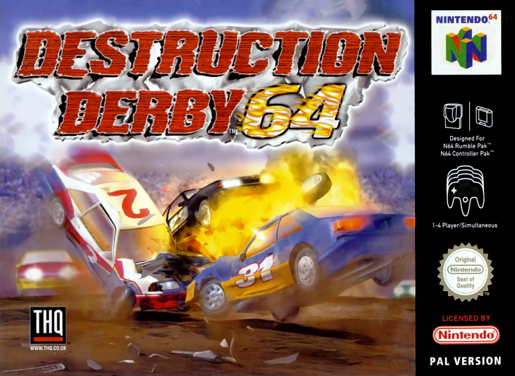 Destruction Derby 64 — box-2D (EU)
