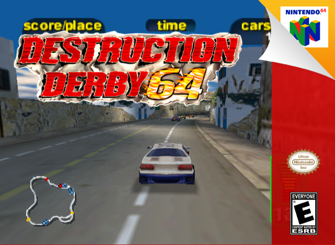 Destruction Derby 64 — box-2D (SS)