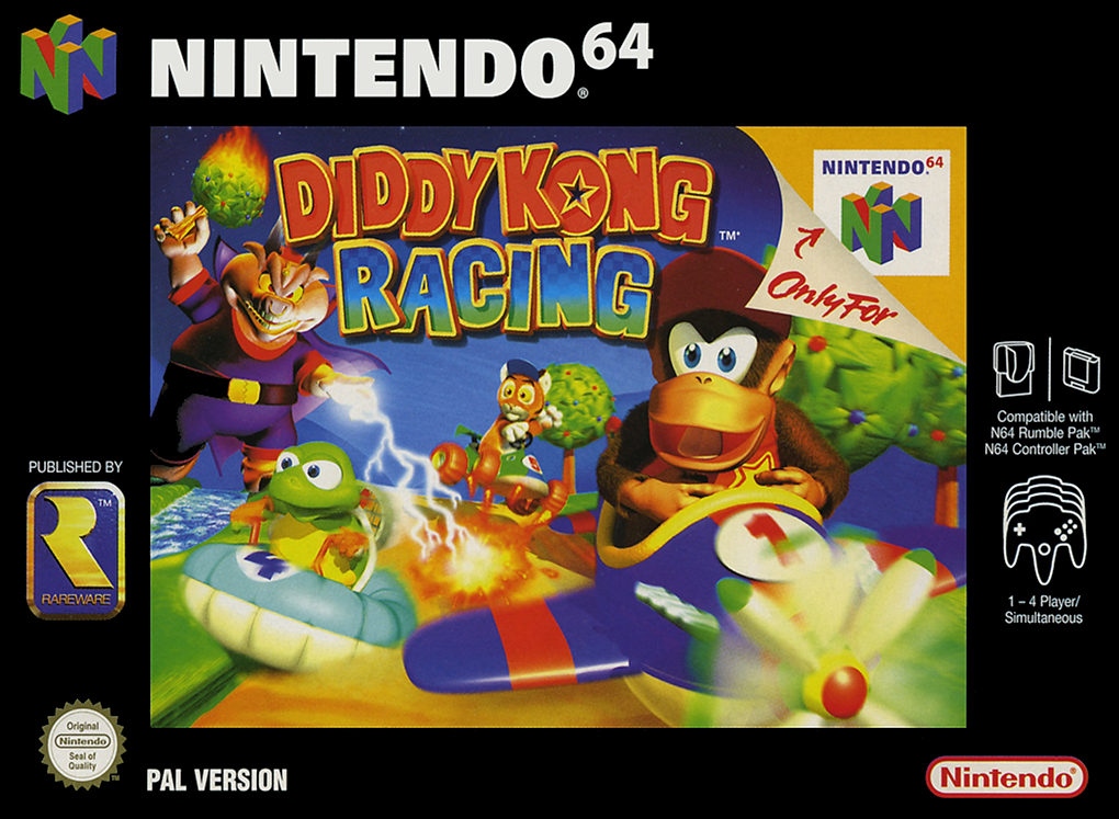 Diddy Kong Racing — box-2D (EU)