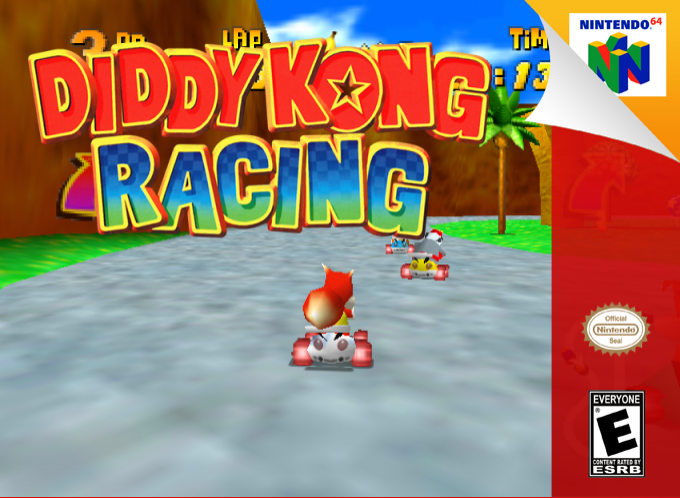 Diddy Kong Racing — box-2D (SS)