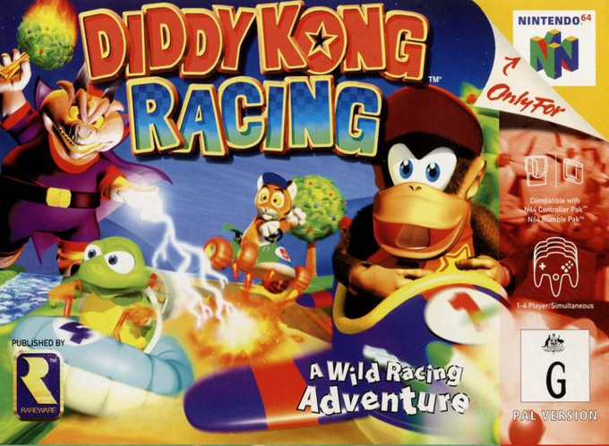 Diddy Kong Racing — box-2D (AU)