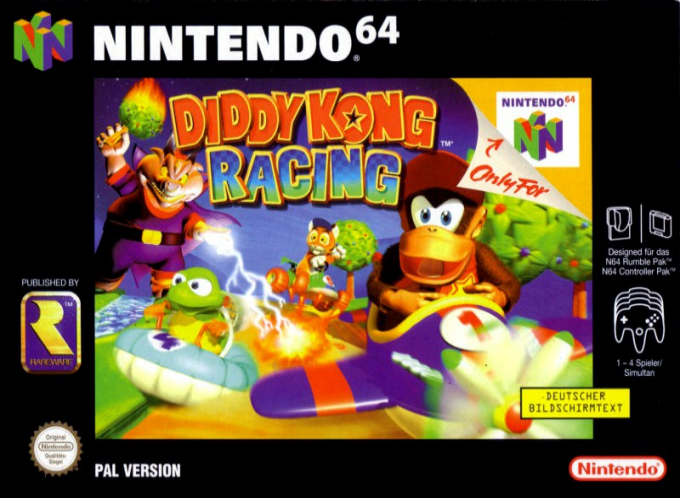 Diddy Kong Racing — box-2D (DE)
