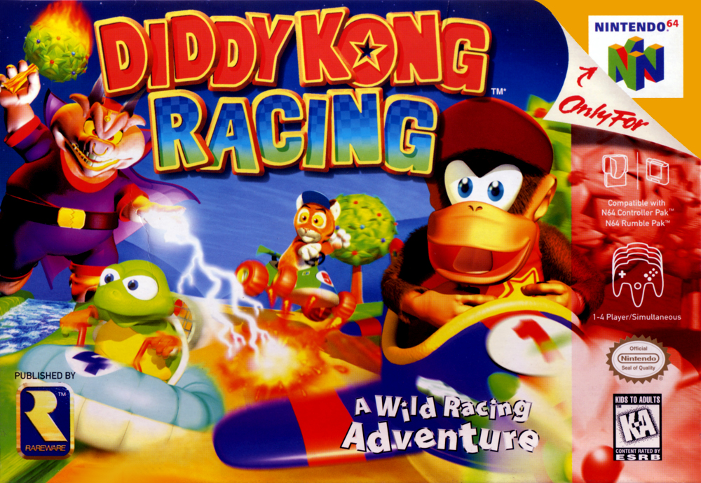 Diddy Kong Racing box art