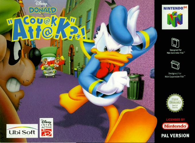 Donald Duck - Quack Attack — box-2D (FR)