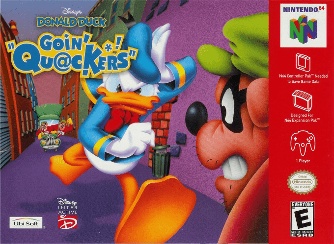 Donald Duck - Goin' Qu@ckers*! box art